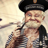 Jolly oldster sailor