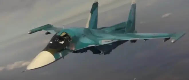 Опубликованы кадры удара авиации ВС РФ по скоплению живой силы и техники противника на Авдеевском направлении