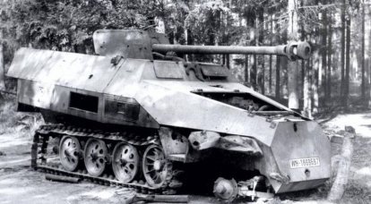 Самоходная артиллерийская установка Sd.Kfz.251/22 (Германия)