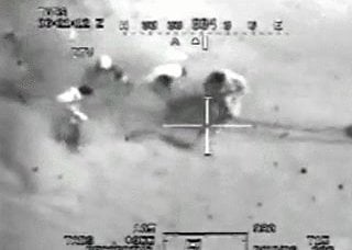 Видеоролик, вертолет ВВС США обстреливает жителей в Багдаде