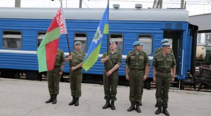 Белорусские десантники прибыли в ЮВО на совместное учение
