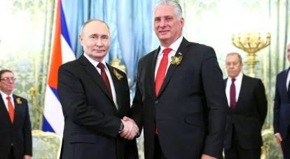 На встрече с Путиным президент Кубы пожелал России успешного проведения спецоперации