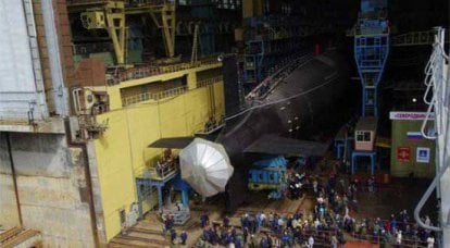 Атомный подводный крейсер нового поколения «Северодвинск» спущен на воду