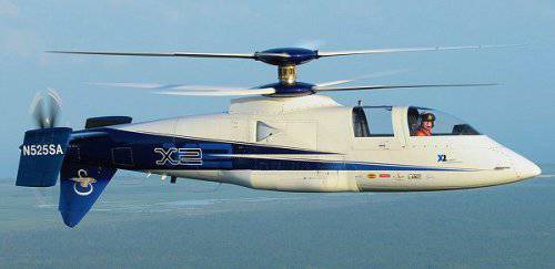 Sikorsky X2 устанавливает новый рекорд скорости среди вертолётов