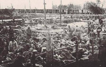 Пленные красноармейцы в польских лагерях