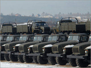 Обновление парка военных автомобилей в России
