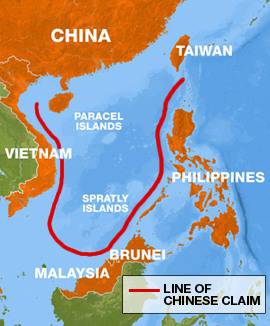 Острова Спратли - зона возможного военного конфликта в  Юго-Восточной Азии