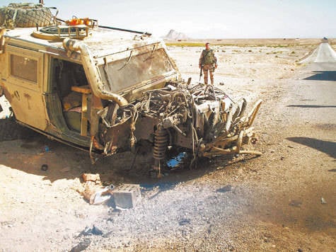 Испанцы теряют бронеавтомобили Iveco LMV в Афганистане
