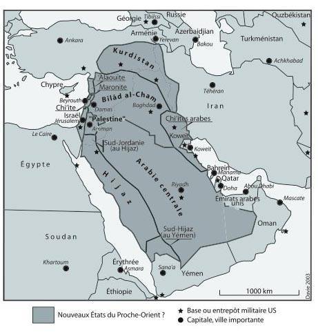Планы перекройки политической карты Ближнего Востока и  Исламского мира
