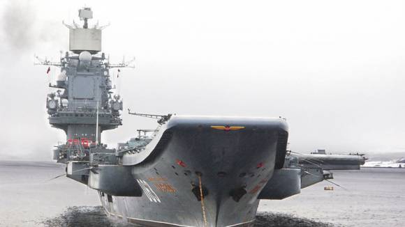 Руския крайцер "Адмирал Кузнецов" 