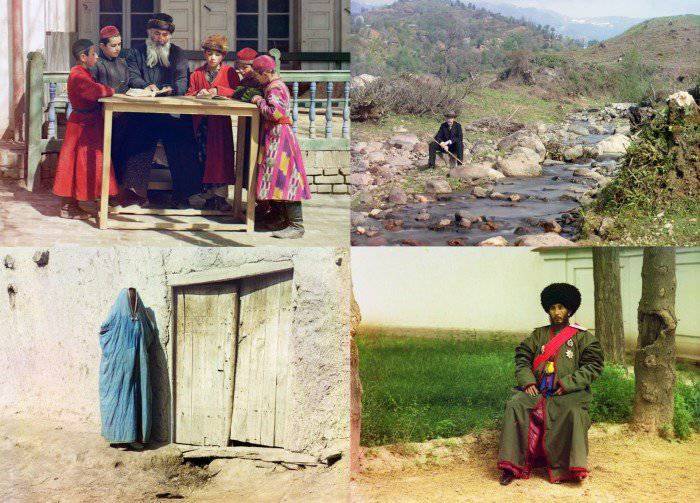 Цветные фотографии Российской империи
