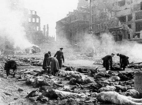 Уничтожение Дрездена, 1945 год