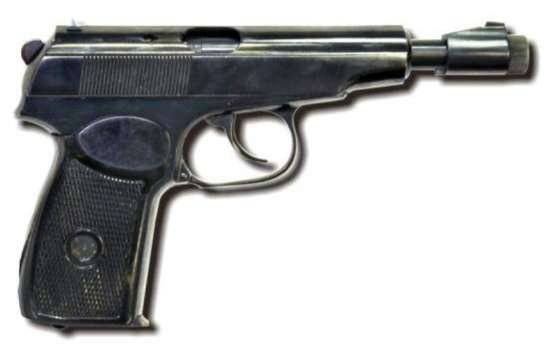 Handle plastic Makarov PM color "Carbon" Made in Russia 