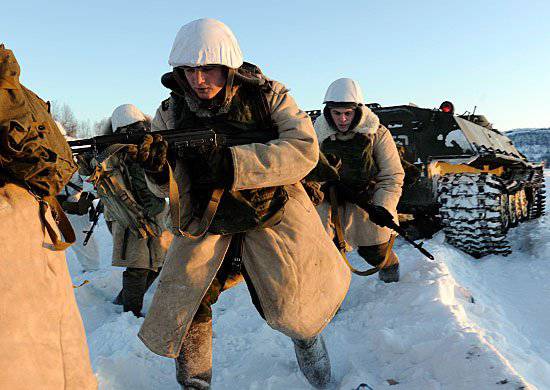 200-я мотострелковая бригада отрабатывает боевую слаженность подразделений в условиях заполярных холодов