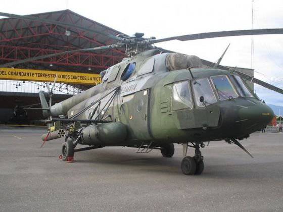 Колумбия заинтересована в приобретении партии вертолётов Ми-17