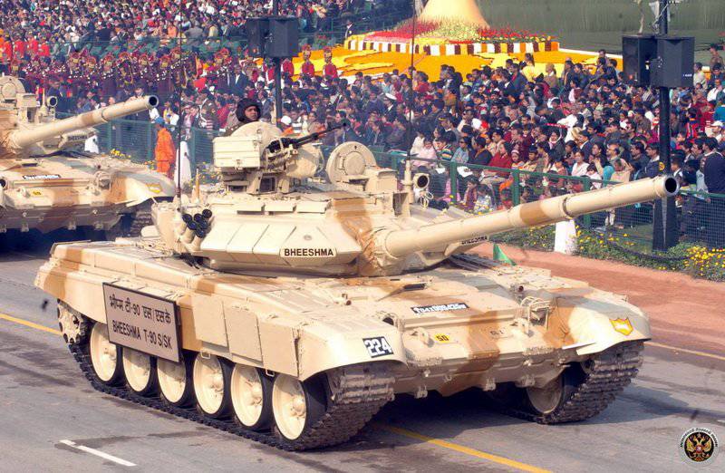 В Индии состоялась мировая премьера танка Т-90С