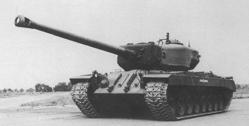 Опытный тяжёлый танк Т34 США