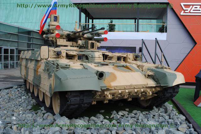 Русский модернизированный Т-90С и БМПТ «Терминатор» на парижской выставке «Eurosatory»