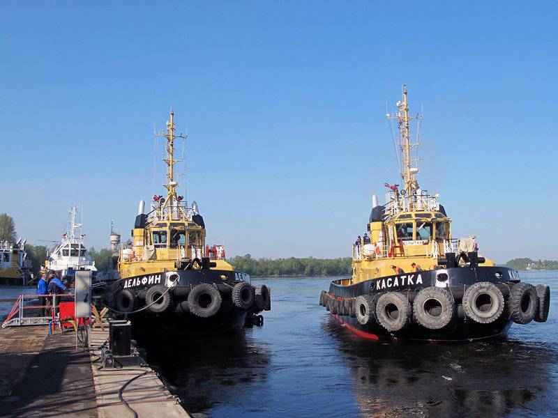 Буксиры «Касатка» и «Дельфин» проекта 16609 начали службу на Северном Флоте