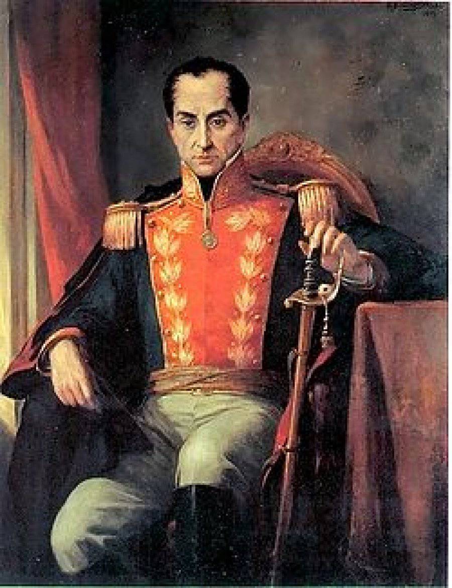 Национальный герой стран Латинской Америки Симон Боливар