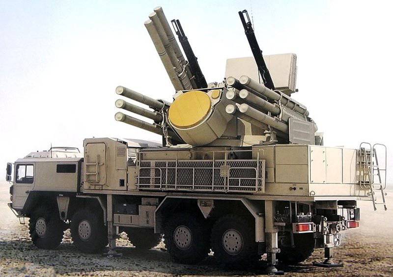 Зенитный пушечно-ракетный комплекс ближнего действия «Панцирь-С1» 96К6