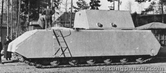 Бронетанковая техника Германии во Второй мировой войне. Сверхтяжелый танк Pz Kpfw «Maus»