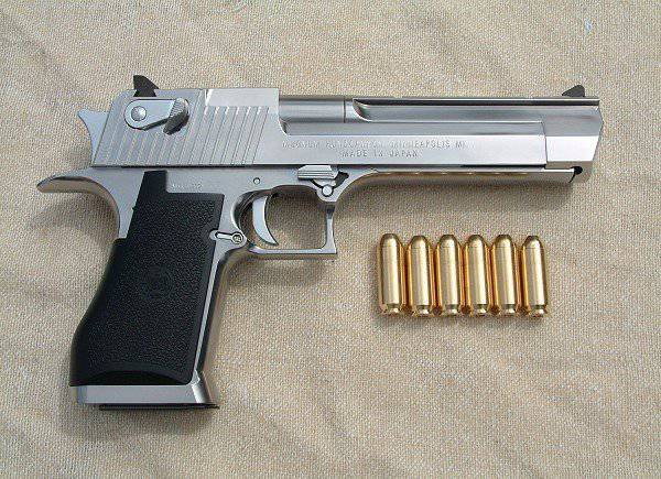 pistola semi-automática, calibre .357, .44 e .50. Cromo - Armas de