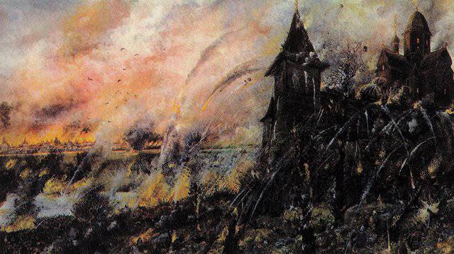 26 августа 1382 г. Тохтамыш захватил и сжег Москву