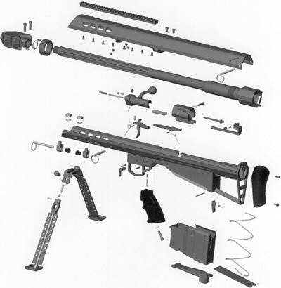 Снайперские винтовки Barrett M90 и M95
