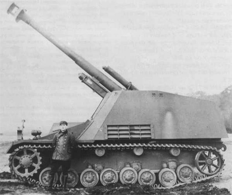 Бронетанковая техника Германии во Второй мировой войне. 150-миллиметровая самоходная гаубица "Хуммель" ("Шмель")