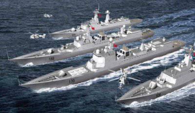 Китай с помощью военных кораблей пытается показать Японии, кто имеет право на острова в Восточно-Китайском море