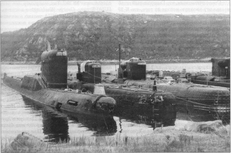 Атомные подводные лодки с баллистическими ракетами типа К-19. Проект 658 (Hotel-I class)