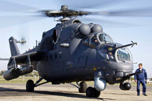 На Кубани испытали новейшие ударные боевые вертолеты Ми-35М