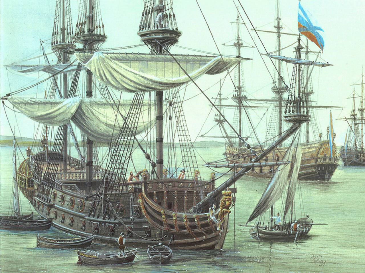 Шпаргалка: Российскому флоту - три века