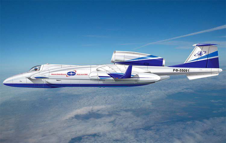 Экспериментальный самолет для дальних перелетов М-55РД
