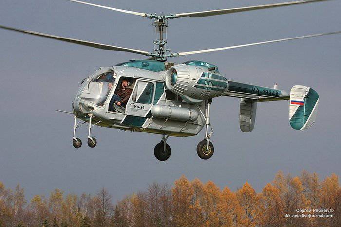 Ка-26 – вертолет, выполненный по схеме «летающего шасси»