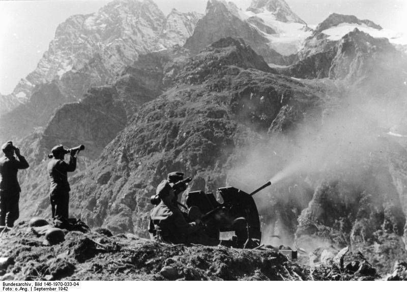 К 70-летию битвы за Кавказ (оборонительный этап с 25 июля по 31 декабря 1942 г.)