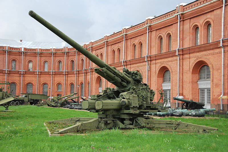 Советское 130-миллиметровое зенитное орудие КС-30 (1948 г.)