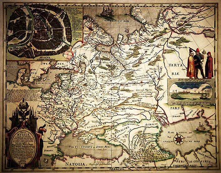 26 января 1525 г. создали первый печатный вариант карты Руси