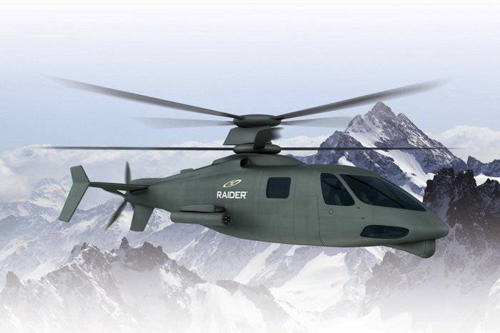 Sikorksy S-97 Raider – скоростной многоцелевой винтокрыл