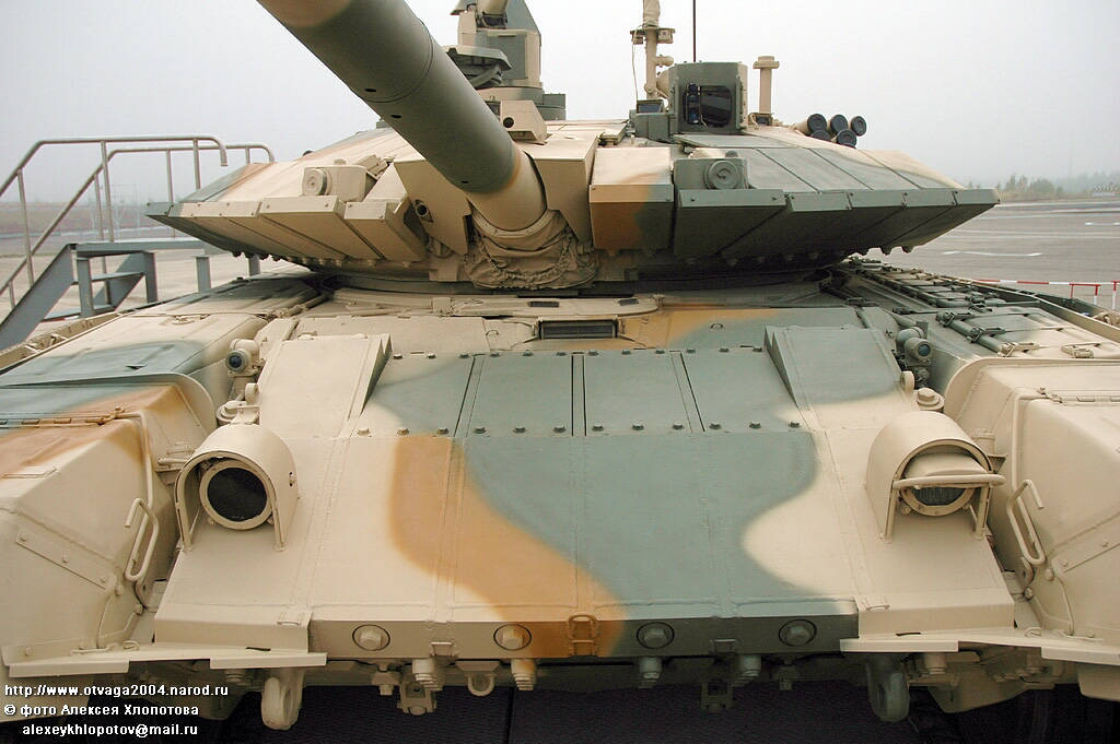 Rare Ukrainian T-84U Oplot tank, in 2016 pixel camo pattern, of