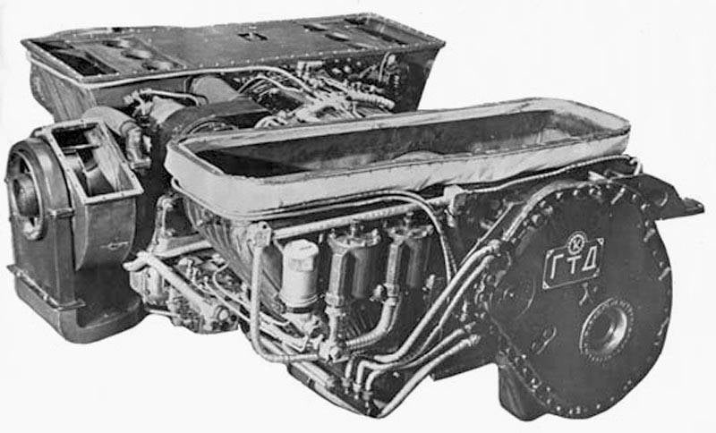 Танковый газотурбинный двигатель ГТД-1