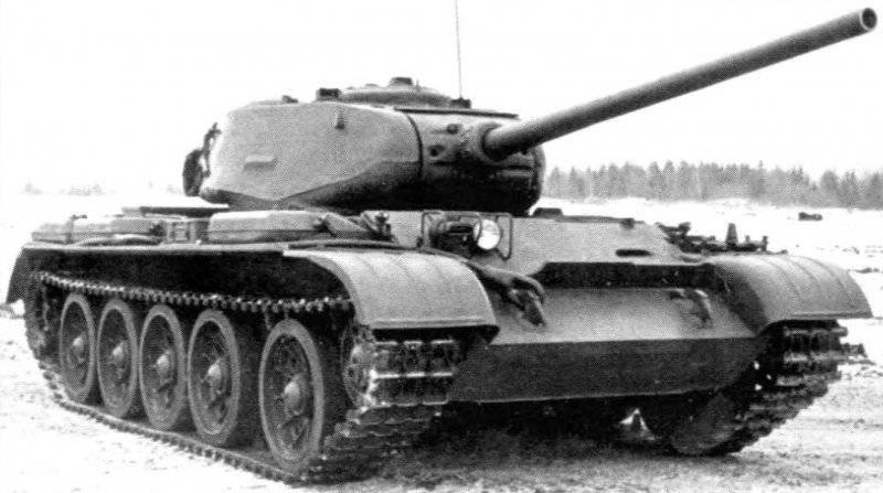 Модернизированные средние танки в послевоенный период. Танк Т-44М