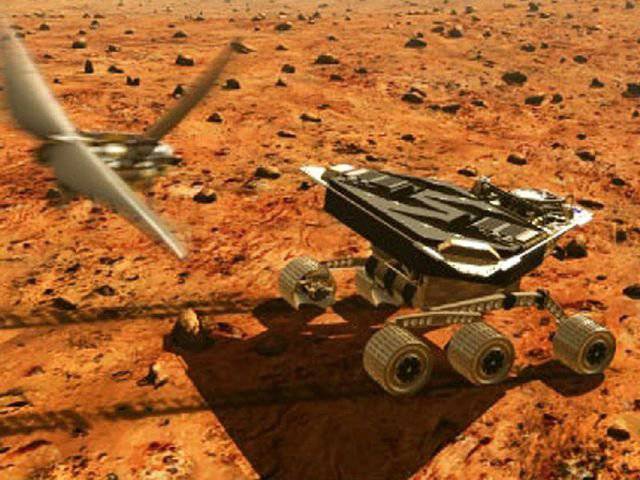Летающие роботы для исследования поверхности Марса
