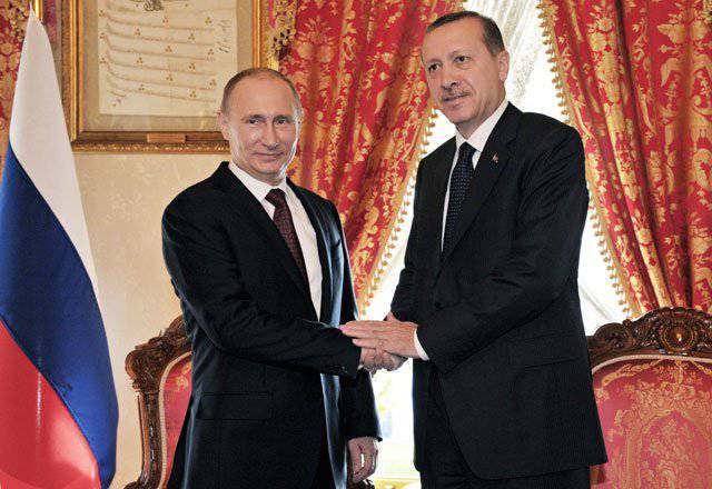 Путин и Эрдоган договорились о сотрудничестве высшего уровня