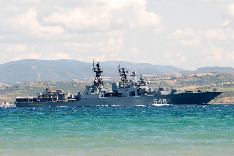 Корабли оперативного соединения ВМФ в Средиземном Море