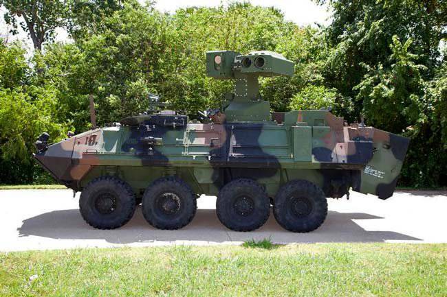 Улучшенная система Тоу для БМП LAV-AT Корпуса морской пехоты США