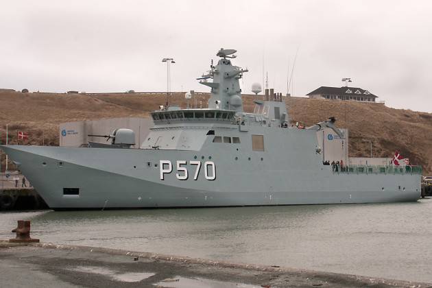 ВМС Дании заказали третий корабль класса «Кнуд Расмуссен» для защиты Арктики