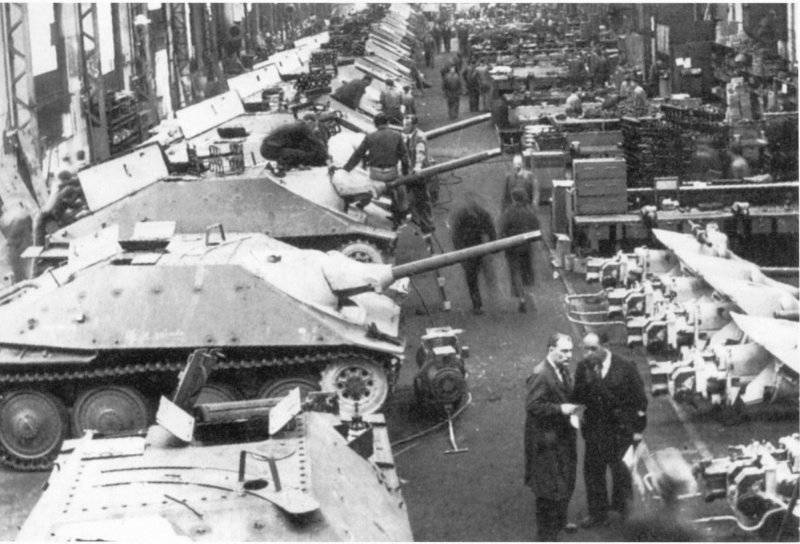 Танковая промышленность Германии к 1945 году