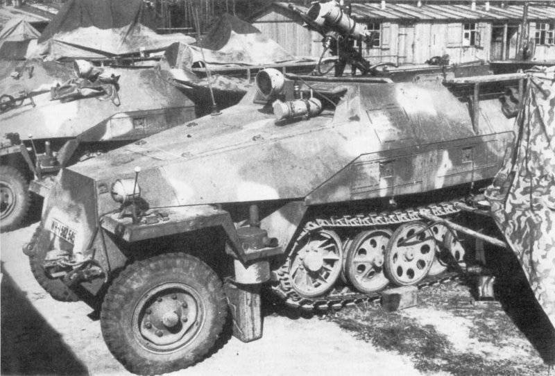 Инфракрасные приборы для немецких танков